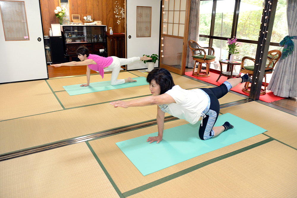 体が硬くても大丈夫です！"